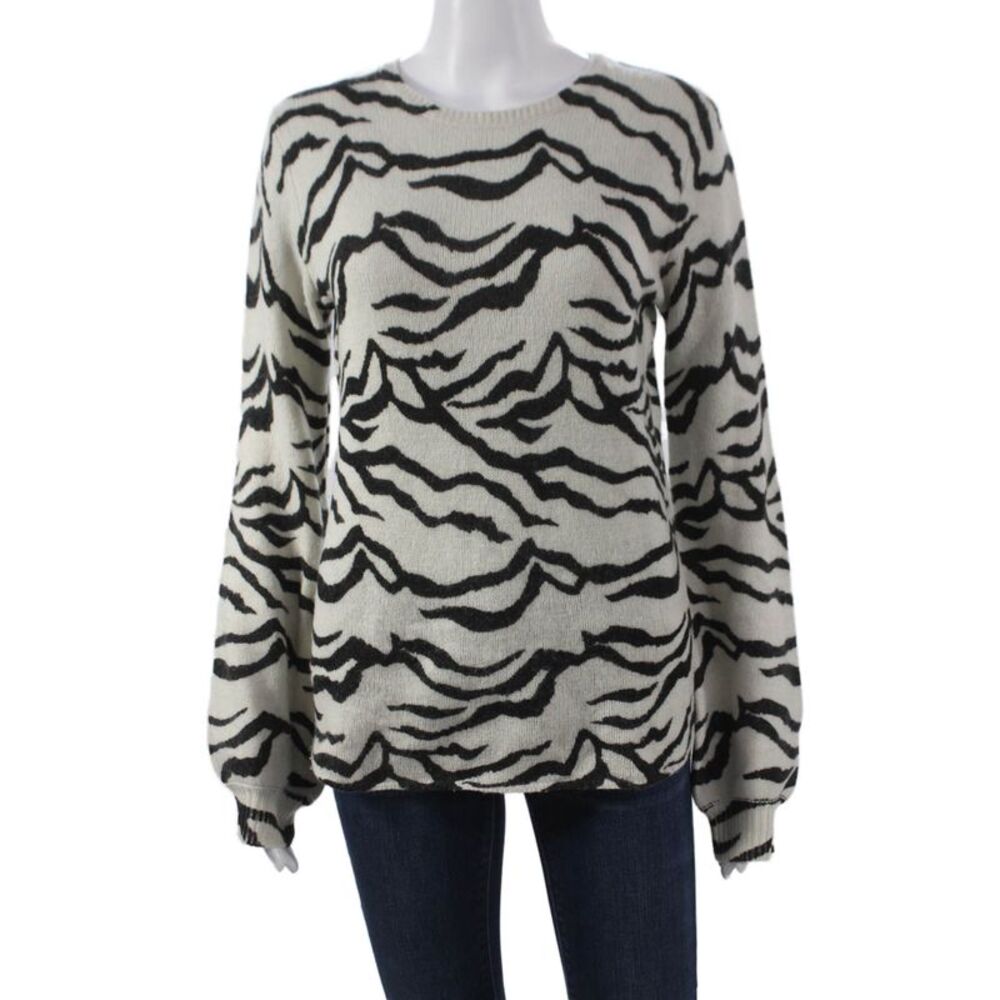 Generation Love Women Animal Print Pullover Sweater Tencel Size S